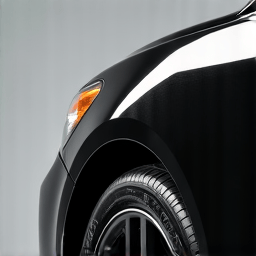 Car with premium window tinting for UV heat rejection