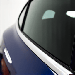 Tesla Model 3 driver side window with legal 70% VLT XPEL Prime XR Plus ceramic tint in Santa Clarita