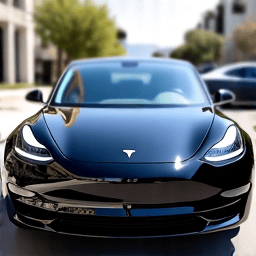 Tesla Model 3 after XPEL FUSION PLUS Ceramic Coating in Santa Clarita