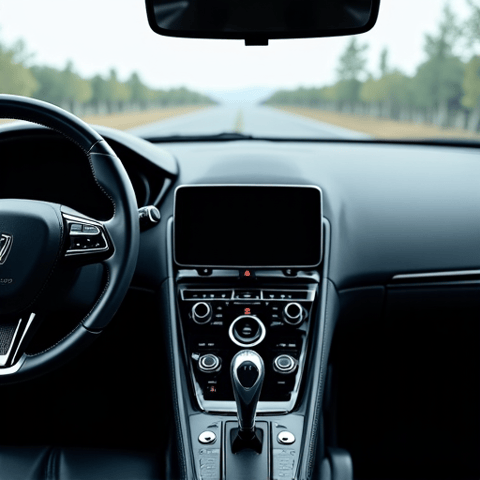 Performance Car Dashboard UV Shield in Chatsworth. A detailed view of a performance car