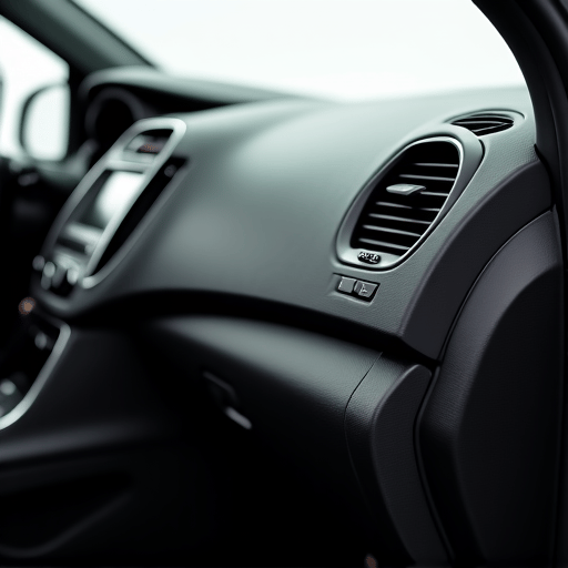 Car interior damaged by sun dashboard cracking and fading before treatment