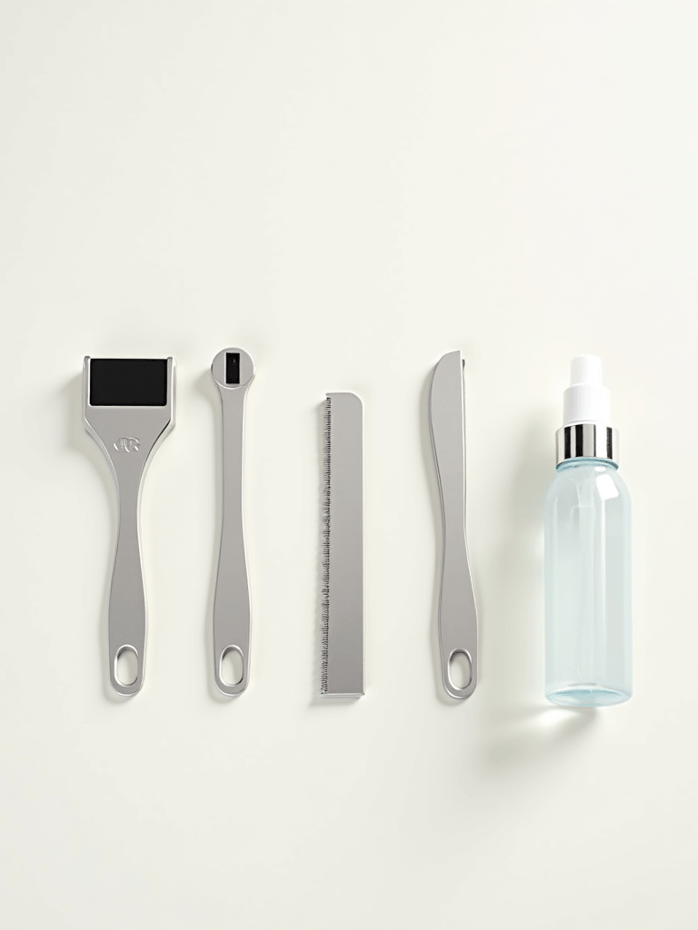 professional technician installing virtually invisible clear bra on luxury car front end