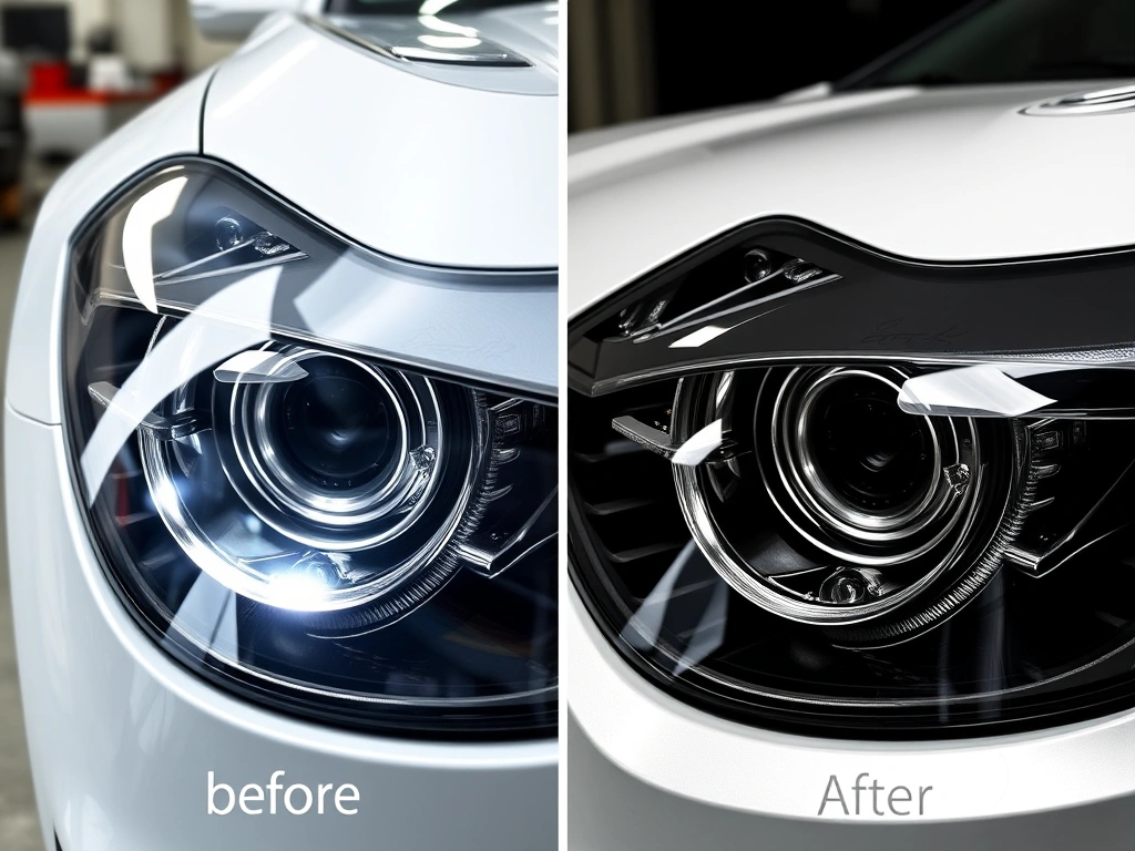 Professional Headlight Restoration in North Hollywood - visual example